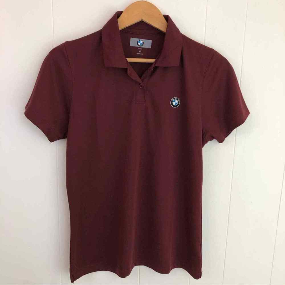 BMW Maroon Polo Shirt